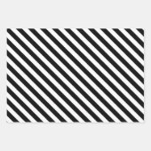 Atemberaubend und modern in Schwarz und Weiß Geschenkpapier Set (Vorderseite 3)