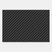 Atemberaubend und modern in Schwarz und Weiß Geschenkpapier Set (Vorderseite)