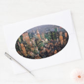 Atemberaubend! USA Ovaler Aufkleber (Umschlag)