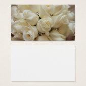 Atemberaubend White Rose Wedding Bouquet (Vorne & Hinten)