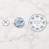 Atemberaubende 2-seitige Personalisierung Diamond Konfetti (Rückseiten)