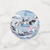 Atemberaubende 2-seitige Personalisierung Diamond Konfetti (Klein Vorderseite)