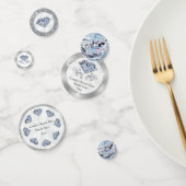 Atemberaubende 2-seitige Personalisierung Diamond Konfetti (Gruppe)