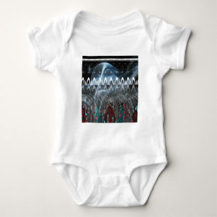 Atemberaubende Abstrakte Kunstdrucken Baby Strampler