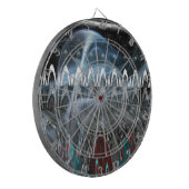 Atemberaubende Abstrakte Kunstdrucken Dartscheibe (Vorderseite Links)