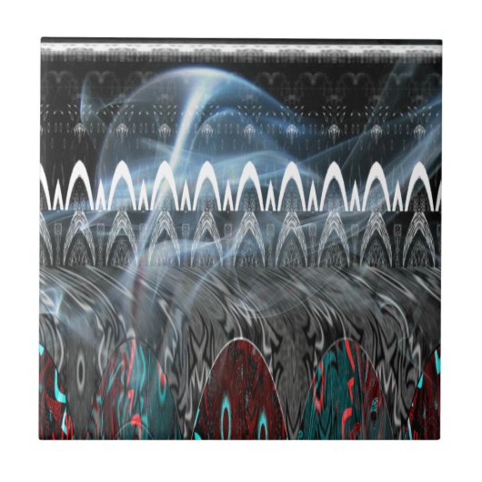 Atemberaubende Abstrakte Kunstdrucken Fliese (Vorderseite)