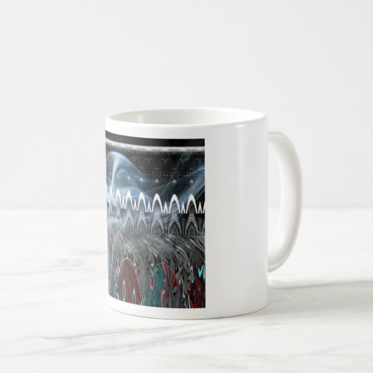 Atemberaubende Abstrakte Kunstdrucken Kaffeetasse (VorderseiteRechts)