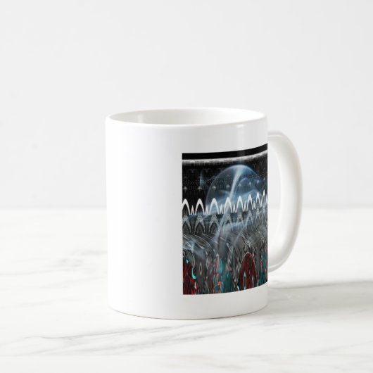 Atemberaubende Abstrakte Kunstdrucken Kaffeetasse (VorderseiteRechts)