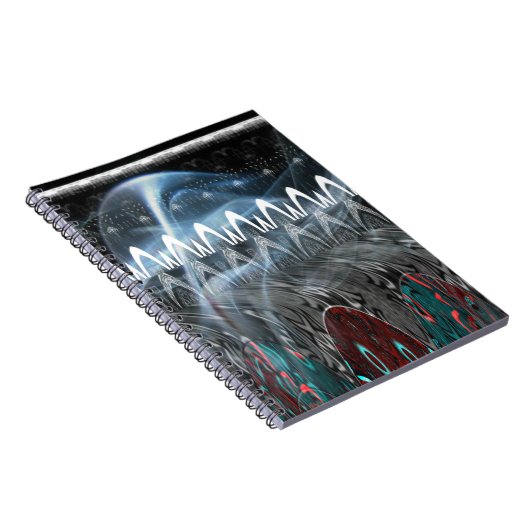 Atemberaubende Abstrakte Kunstdrucken Notizblock (Rechte Seite)