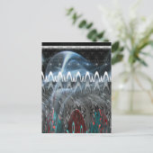 Atemberaubende Abstrakte Kunstdrucken Postkarte (Stehend Vorderseite)