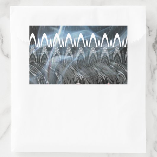 Atemberaubende Abstrakte Kunstdrucken Rechteckiger Aufkleber (Tasche)