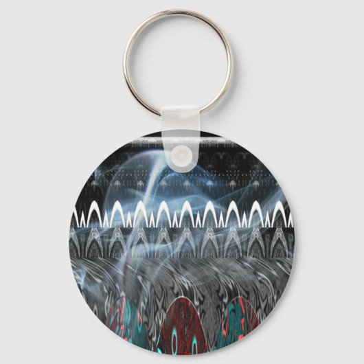 Atemberaubende Abstrakte Kunstdrucken Schlüsselanhänger (Vorderseite)