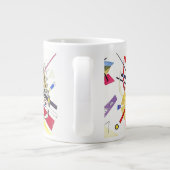 Atemberaubende Abstraktion - Kandinsky Jumbo-Tasse (Rückseite)