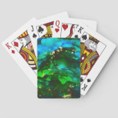 Atemberaubende Alkohol-Tinten-Malerei Spielkarten (Rückseite)