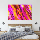 Atemberaubende Alkoholtinte, 3-polige Canvas, gepa Leinwanddruck (Insitu (Schlafzimmer))