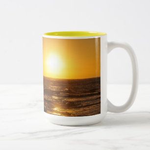 Atemberaubende Aloha Sonnenaufgang-Tasse: große 1 Zweifarbige Tasse
