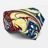 Atemberaubende antike Krawatte aus Marmorpapier (Gerollt)