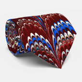 Atemberaubende antike Krawatte aus Marmorpapier (Gerollt)