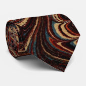 Atemberaubende antike Krawatte aus Marmorpapier (Gerollt)