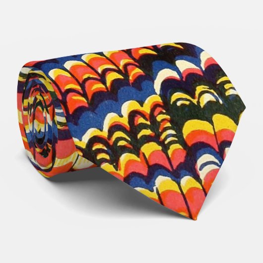 Atemberaubende antike Krawatte aus Marmorpapier (Gerollt)