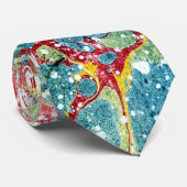 Atemberaubende antike Krawatte aus Marmorpapier (Gerollt)