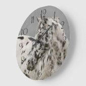 Atemberaubende Appaloosa Große Wanduhr (Winkel)