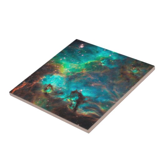 Atemberaubende Aqua-Stern-Gruppe Fliese (Seite)