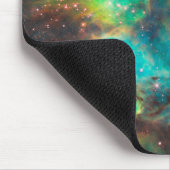 Atemberaubende Aqua-Stern-Gruppe Mousepad (Ecke)