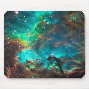 Atemberaubende Aqua-Stern-Gruppe Mousepad