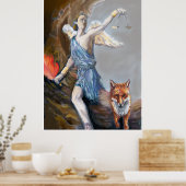 "Atemberaubende Aquarellbilder der Nemesis Poster (Küche)