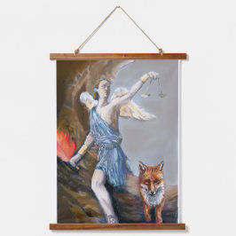 "Atemberaubende Aquarellbilder der Nemesis Wandteppich Mit Holzrahmen