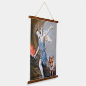 "Atemberaubende Aquarellbilder der Nemesis Wandteppich Mit Holzrahmen (Gewinkelt)