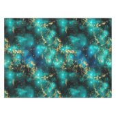 Atemberaubende Aquarellgrauen und goldene Marmorga Tischdecke (Vorderseite (Horizontal))