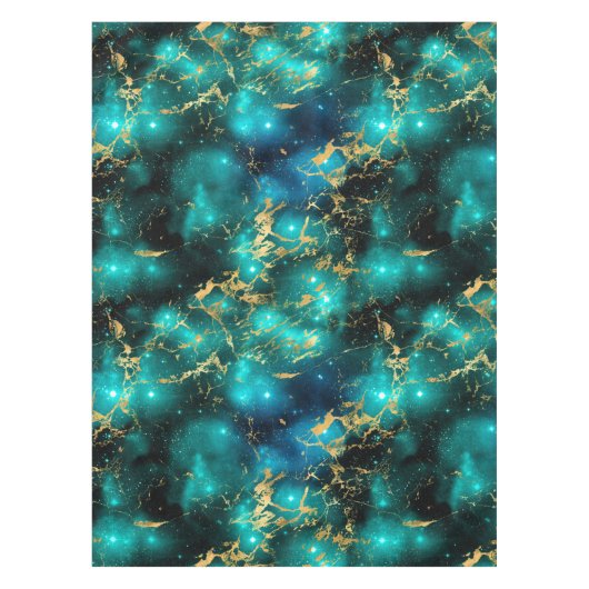 Atemberaubende Aquarellgrauen und goldene Marmorga Tischdecke (Vorderseite)