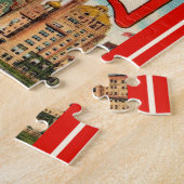 Atemberaubende Atlantik-City-Postkarte Puzzle (Seite)