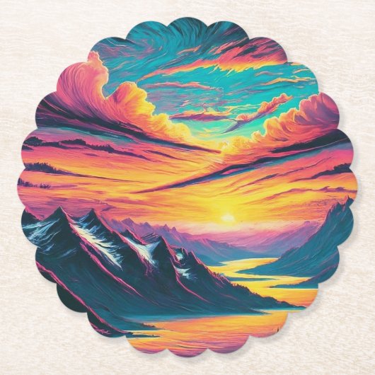 atemberaubende Aussichten Untersetzer (Vorderseite)