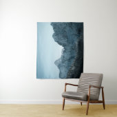 Atemberaubende Berge und Fichtenwälder Wandteppich (Beispiel)