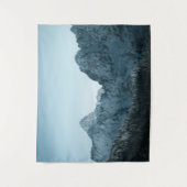 Atemberaubende Berge und Fichtenwälder Wandteppich (Vorderseite)