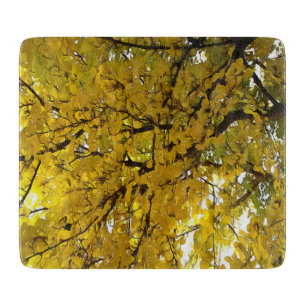 Atemberaubende Blätter Herbst Abstrakte Kunst Schneidebrett