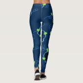 Atemberaubende Blues Leggings (Rückseite)