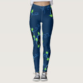Atemberaubende Blues Leggings (Vorderseite)
