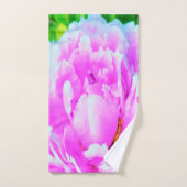 Atemberaubende Blume für doppelrosa Peony Badhandtuch Set (Handtuch)