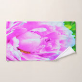 Atemberaubende Blume für doppelrosa Peony Badhandtuch Set (Handtuch)