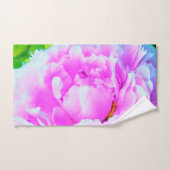 Atemberaubende Blume für doppelrosa Peony Badhandtuch Set (Handtuch)