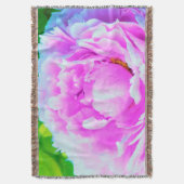 Atemberaubende Blume für doppelrosa Peony Decke (Vorderseite Vertikal)