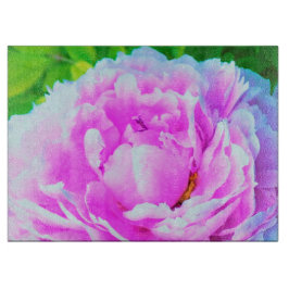 Atemberaubende Blume für doppelrosa Peony Schneidebrett