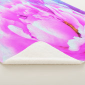 Atemberaubende Blume für doppelrosa Peony Sherpadecke (3/4)