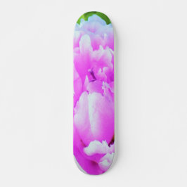 Atemberaubende Blume für doppelrosa Peony Skateboard