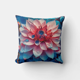 Atemberaubende Blumenarbeit Kissen