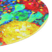 Atemberaubende Blumenmuster Schneidebrett (Ecke)